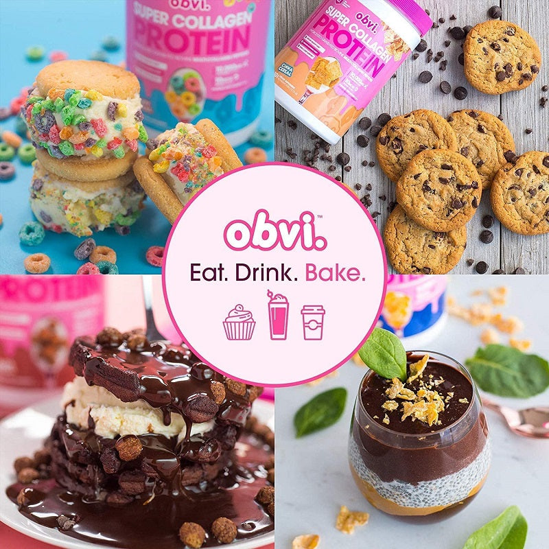 Super Collagen Protein Birthday Cupcakes by Obvi