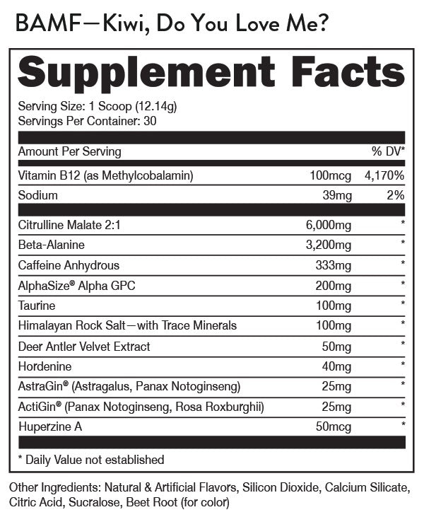 BAMF Kiwi Do You Love Me? by DAS Labs