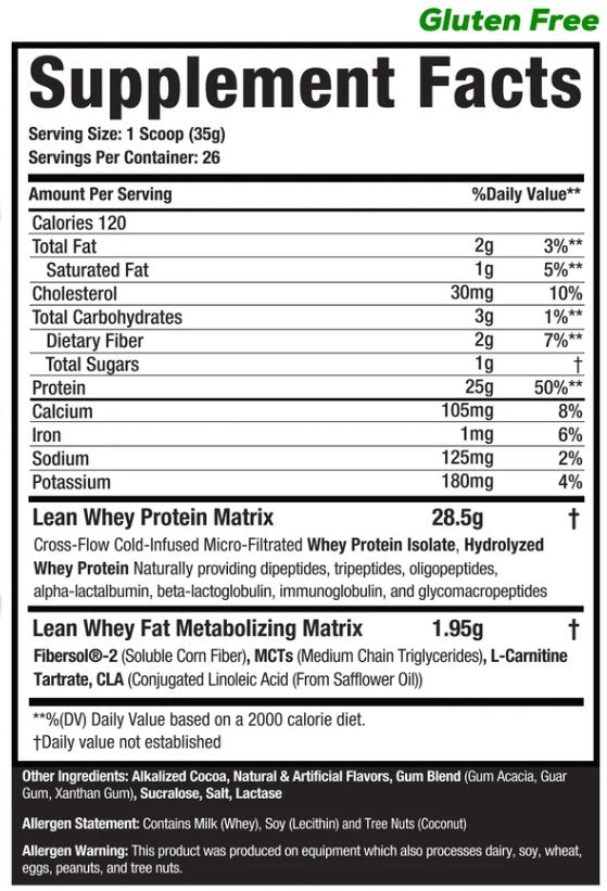 Lean Whey Chocolate Peanut Butter by MuscleSport
