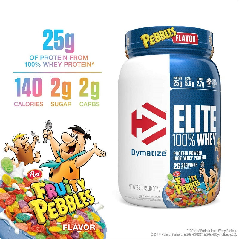 Elite 100% Whey Fruity Pebbles 2lb by Dymatize