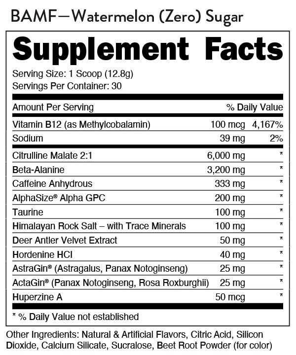 BAMF Watermelon Zero Sugar by DAS Labs