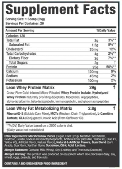 Lean Whey Protein Fruity Cereal by Muscle Sport