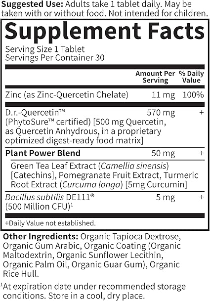 Quercetin Recovery Tablets by Garden of Life