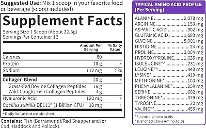 Collagen with Hyaluronic Acid Powder by Garden of Life