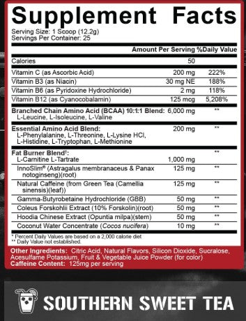 All Day You Shred Sweet Tea by 5% Nutrition