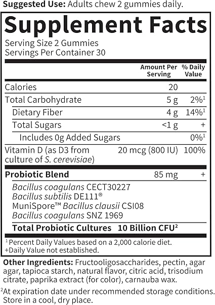 Probiotics Gummy 10 Billion Gummies by Garden of Life