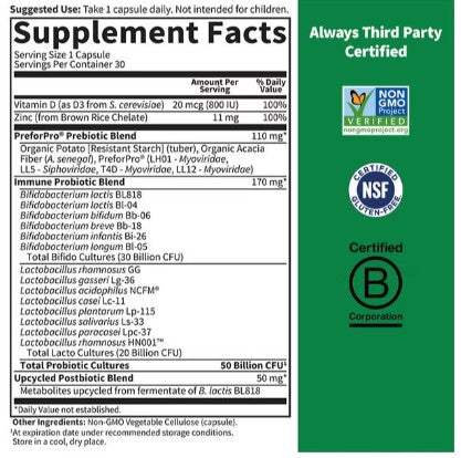 Probiotics Immune Capsules by Garden of Life