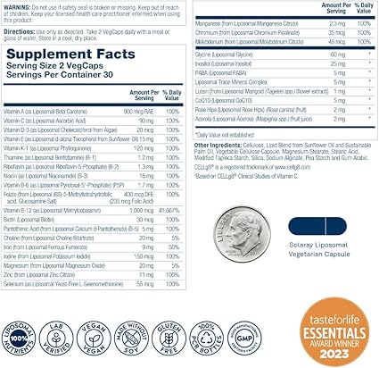 Liposomal Multivitamin Universal Capsules by Solaray