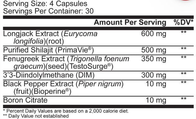 Test Booster Capsules by 5% Nutrition