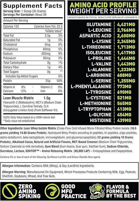 Lean Whey Protein Italian Rainbow Cookie by Muscle Sport