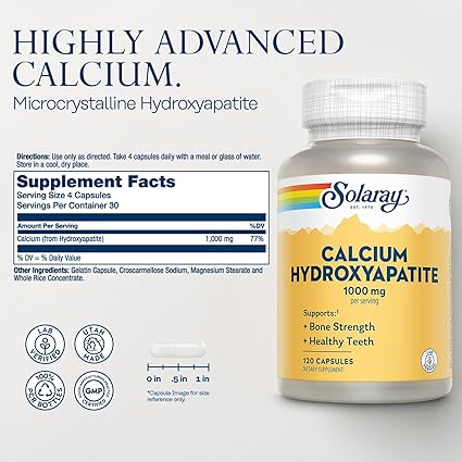 Calcium Hydroxyapatite Capsules by Solaray