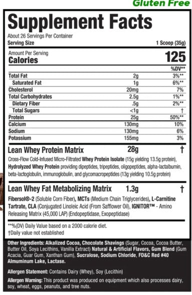 Lean Whey Protein Chocolate Dipped Strawberry by Muscle Sport