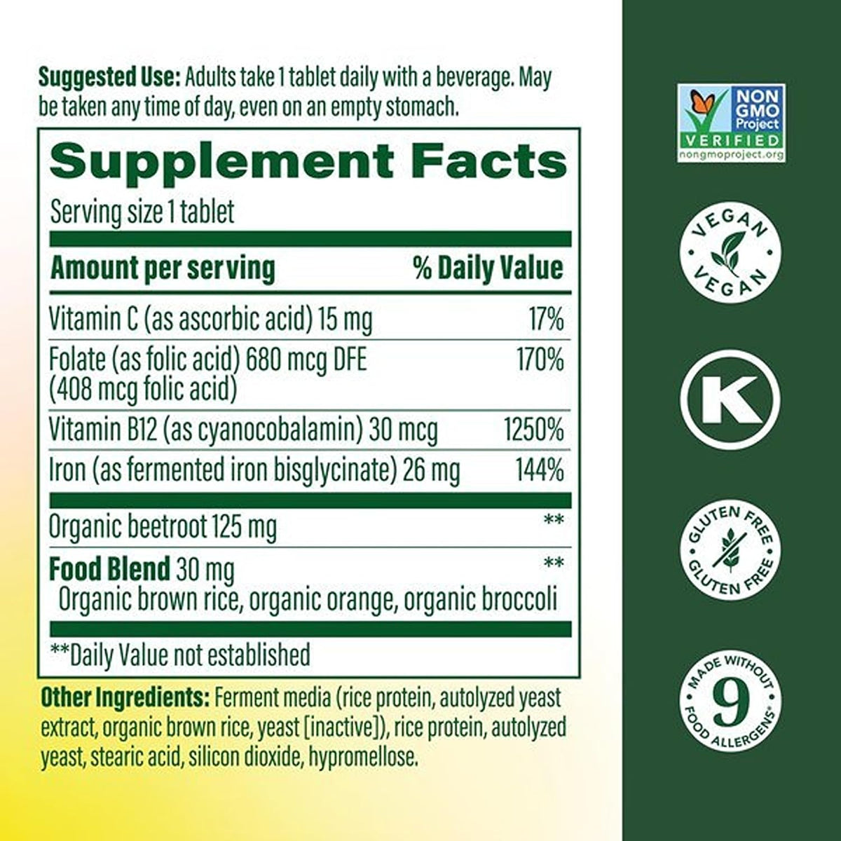 Blood Builder Tablets by MegaFood