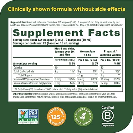 Blood Builder Liquid by MegaFood