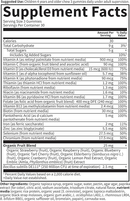 Vitamin Code Kids Multivitamin Orange Gummy by Garden of Life