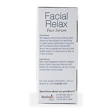 Facial Relax Serum by Hyalogic 0.47oz