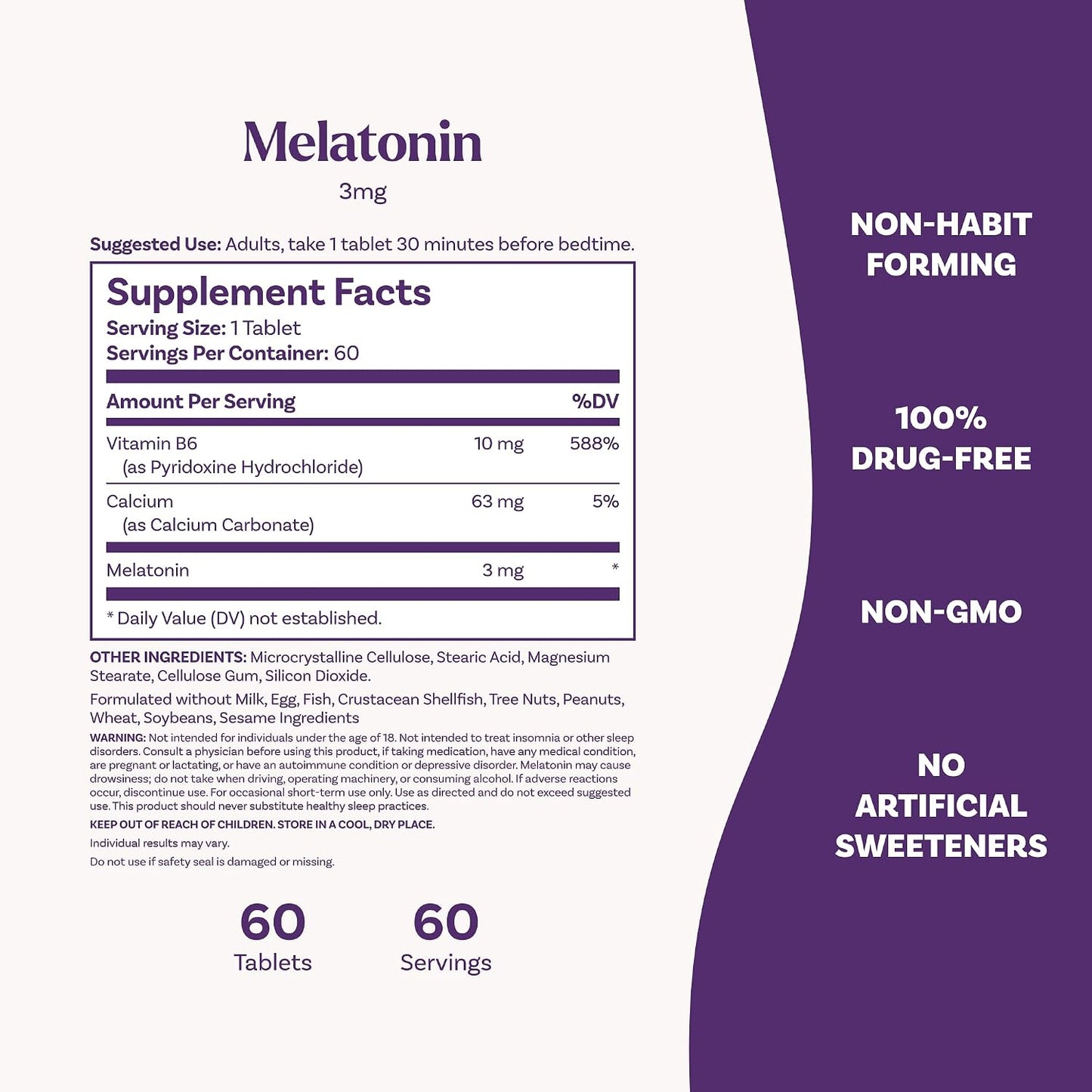 Melatonin 3mg Tablets by Natrol