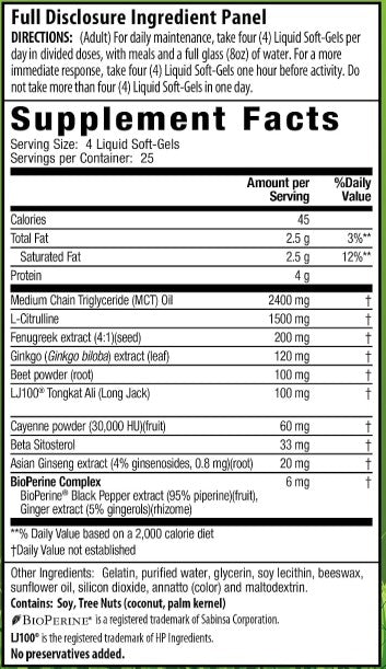 Testosterone Up Red Softgels by Irwin Naturals