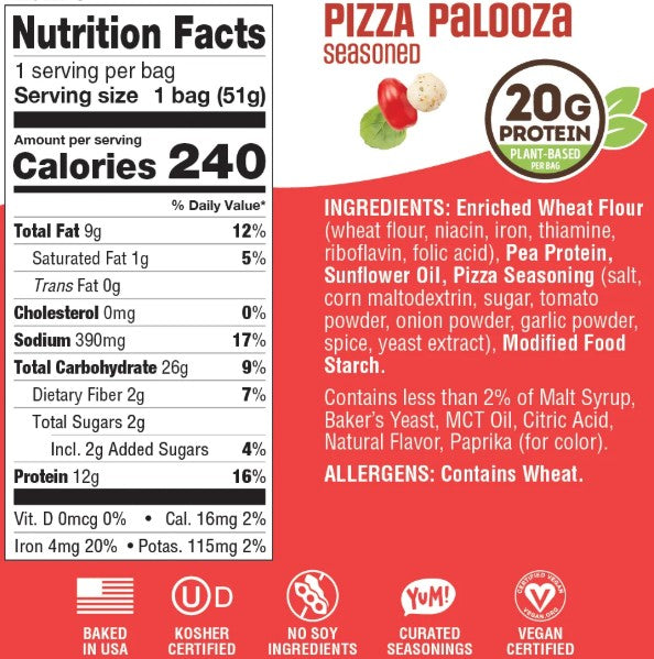 Fitzels Pizza Palooza Pretzels by Lenny & Larry's