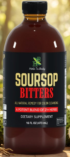 Soursop Bitters for Colon Cleansing by Herb To Body