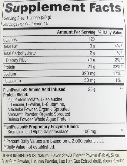 Complete Vegan Protein Vanilla Bean by Plant Fusion