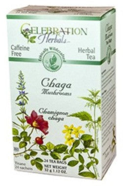 Chaga Mushroom Tea Bags by Celebration Herbals