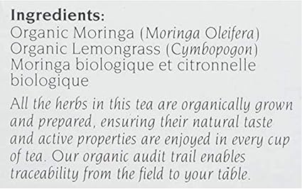 Moringa Tea Bags by Celebration Herbals