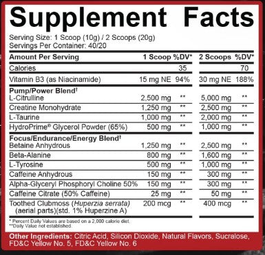 Kill it PreWorkout Fruit Punch by 5% Nutrition