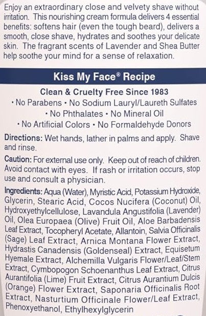 Moisture Shave Lavender & Shea by Kiss My Face