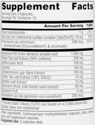 BerberTrim Berberine Complex Capsules by Source Naturals