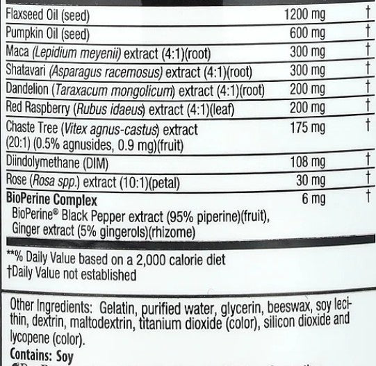 Shatavari Rose Mind & Body for Women Softgels by Irwin Naturals