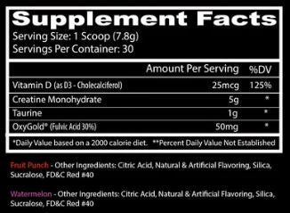 Creatine Craig Watermelon Powder by Insane Labs