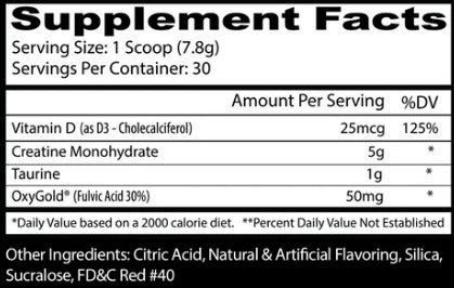 Creatine Craig Watermelon Powder by Insane Labs