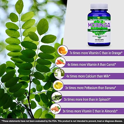 Organic Moringa Capsules by The Food Movement