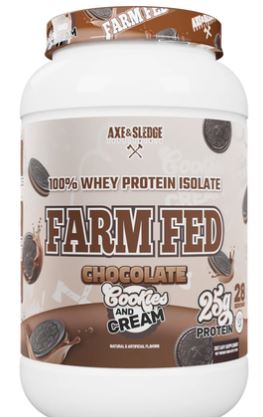 Farm Fed Whey Protein Chocolate Cookies & Cream by Axe & Sledge