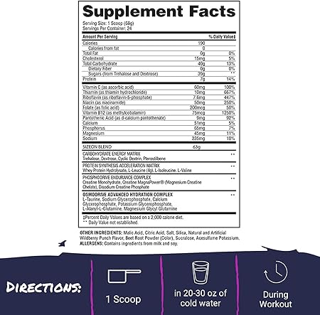 Size On Intra Workout Formula Grape Cooler by Gaspari