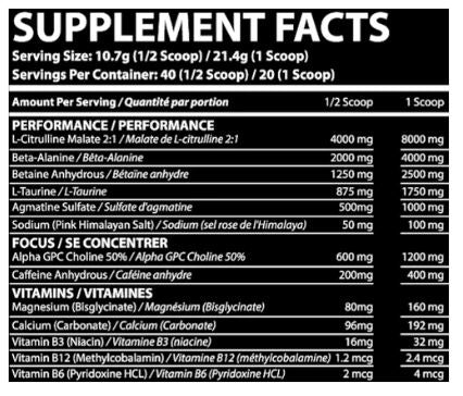 Unleashed PreWorkout Fuzzy Peach by Ape-X