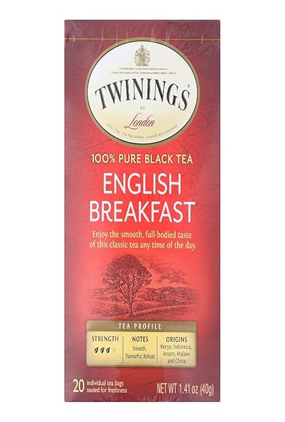 English Breakfast Black Tea Bags by Twinings