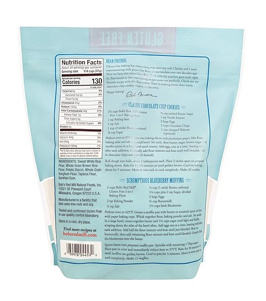 1 to 1 Gluten Free Baking Flour by Bob's Red Mill