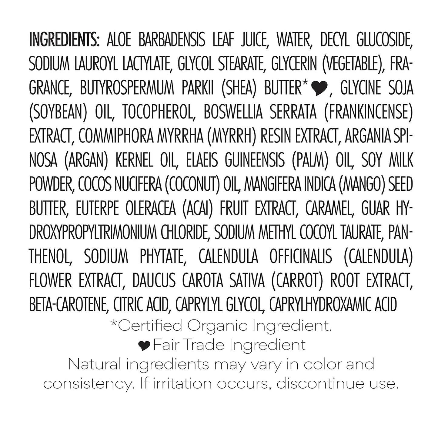 Raw Shea Butter Body Wash by Nubian Heritage