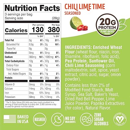 Fitzels Chili Lime Time Pretzels by Lenny & Larry's