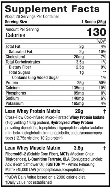 Lean Whey Nana's Banana Cream Pie by MuscleSport