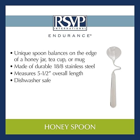 Stainless Steel Honey Dipper Spoon by RSVP International
