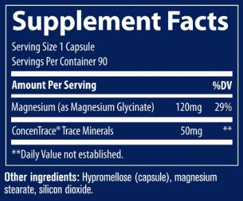 Magnesium Glycinate Capsules by Trace Minerals