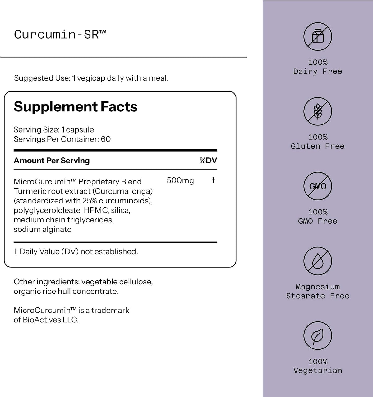 Curcumin SR Capsules by Quality of Life