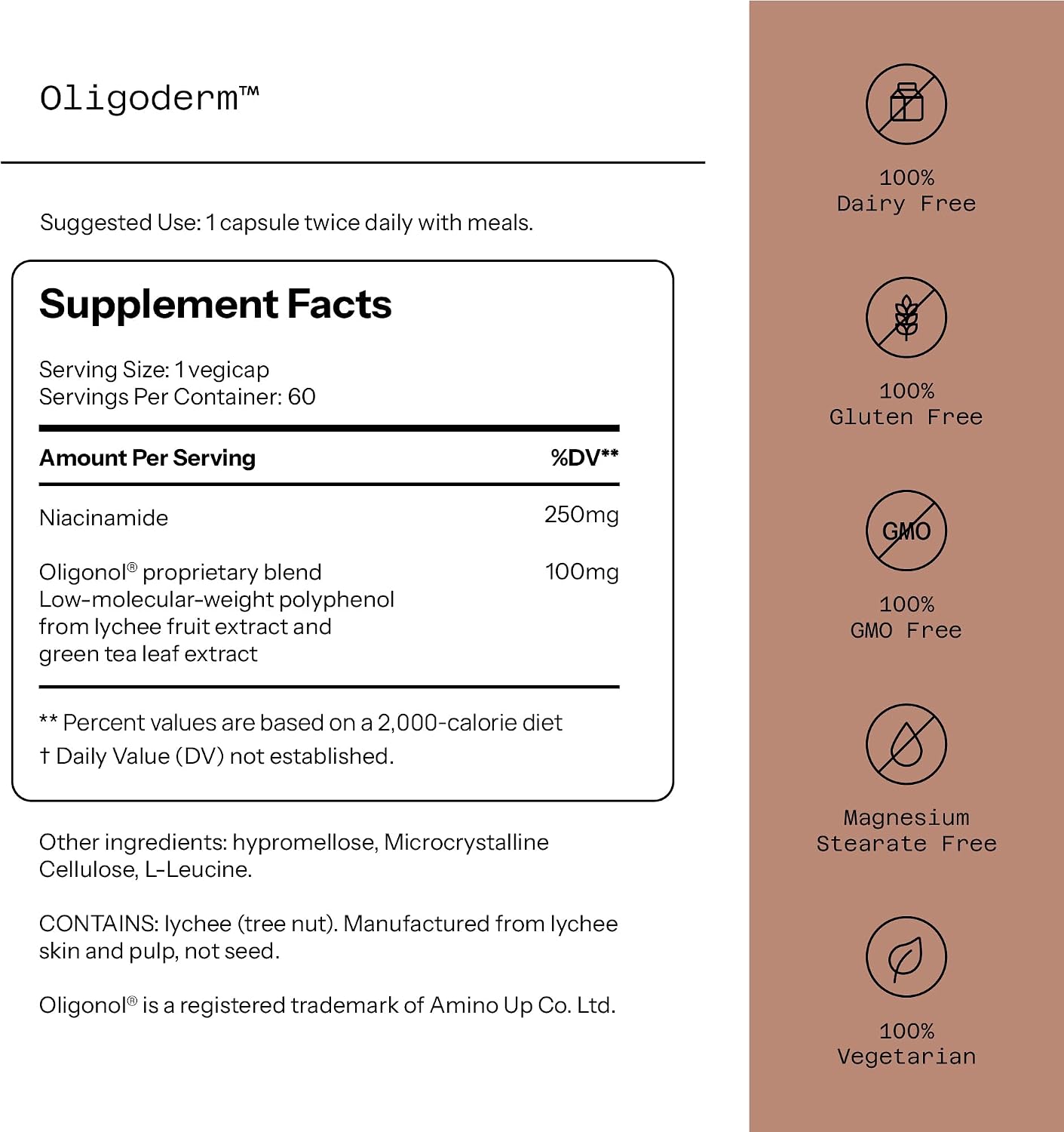 Oligoderm Healthy Skin Capsules by Quality of Life