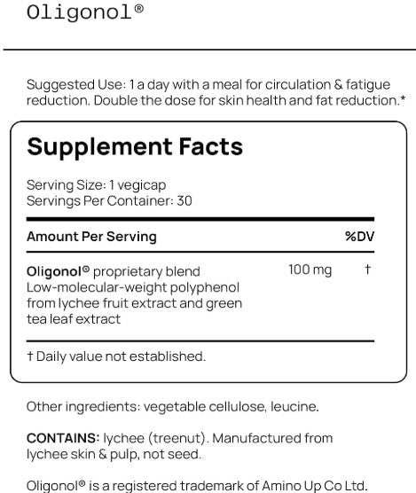 Oligonol Lychee Polyphenol Capsules by Quality of Life