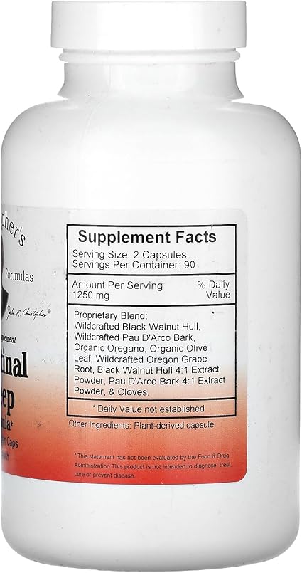 Intestinal Sweep Formula Capsules by Christopher's
