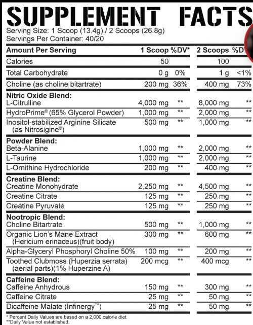 Reloaded PreWorkout Wild Berry by 5% Nutrition