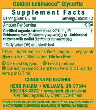Alcohol Free Golden Echinacea Extract by Herb Pharm
